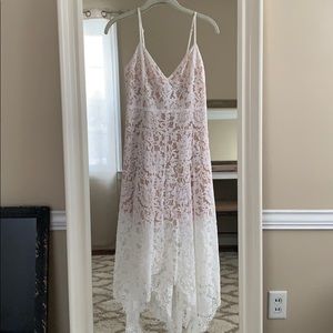 White lace dress